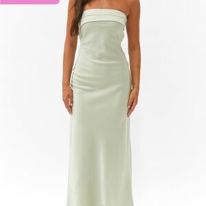 Beginning Boutique Maiah Sage Maxi Dress